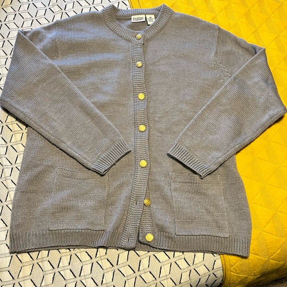 Vintage grey cardigan - Picture 2 of 5